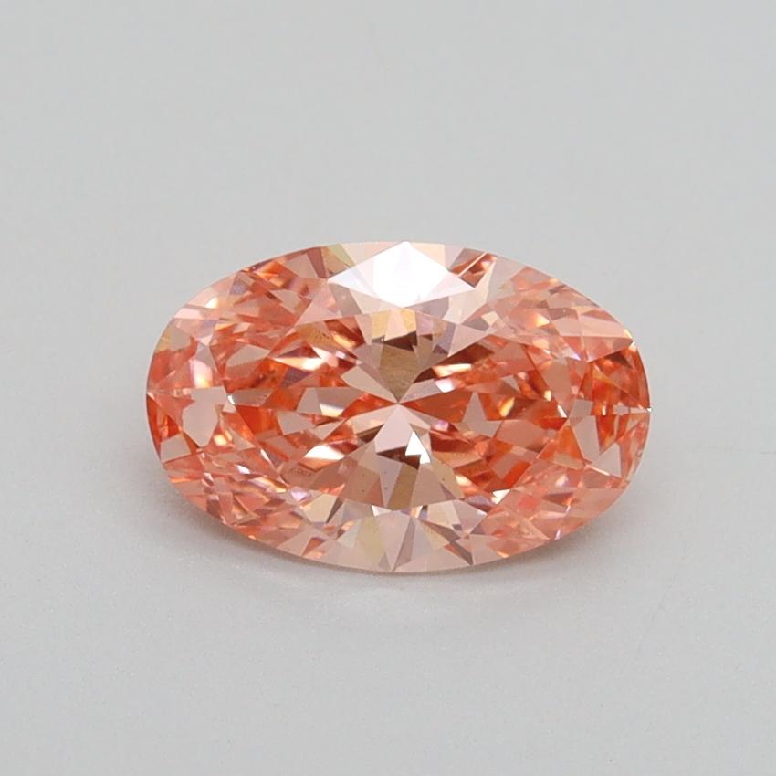 1.00 Ct. Fancy Vivid Pink Oval Lab Grown Diamond
