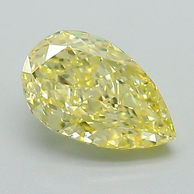 1.02 Ct. Fancy Intense Yellow Pear Lab Grown Diamond
