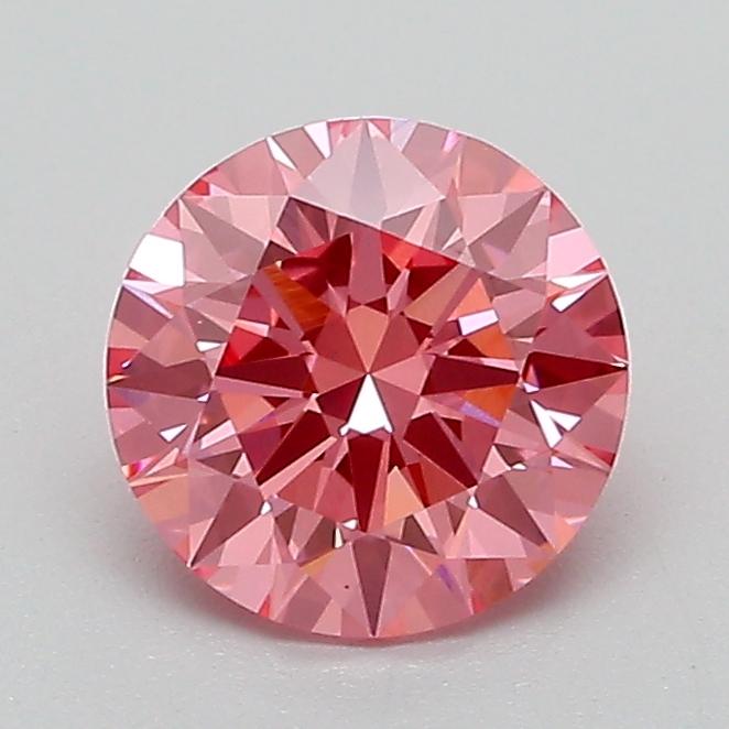 1.13 Ct. Fancy Vivid Pink Round Lab Grown Diamond