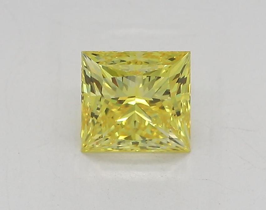 1.03 Ct. Fancy Intense Yellow Princess Lab Grown Diamond
