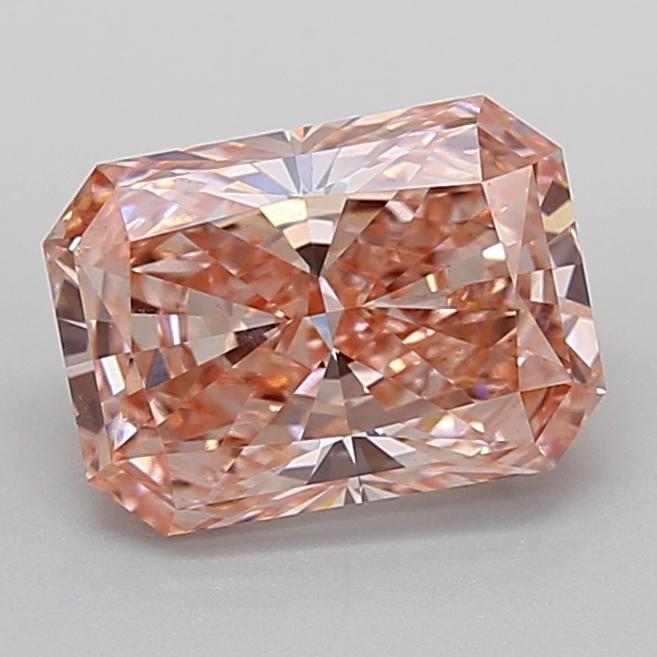2.59 Ct. Fancy Vivid  Pink Radiant Lab Grown Diamond