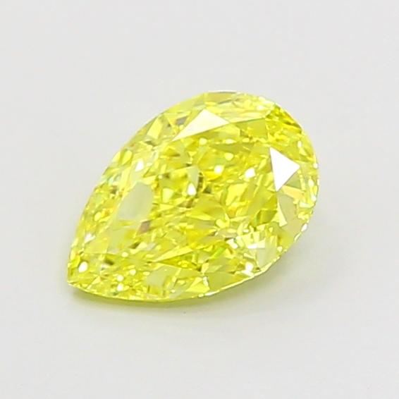1.11 Ct. Fancy Intense Yellow Pear Lab Grown Diamond