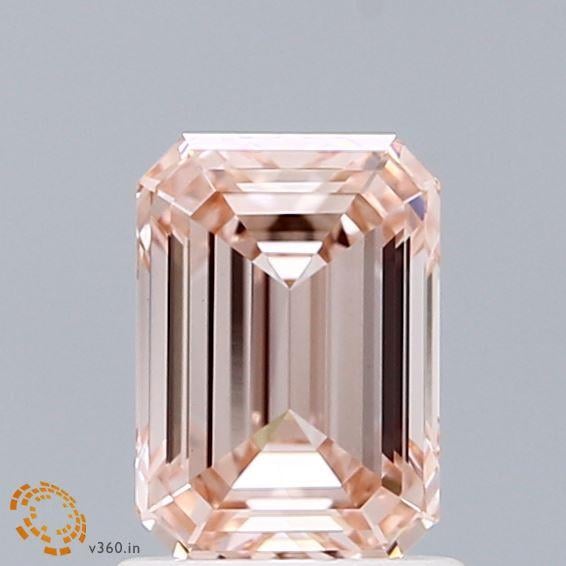 1.13 Ct. Fancy Intense Pink Emerald Lab Grown Diamond