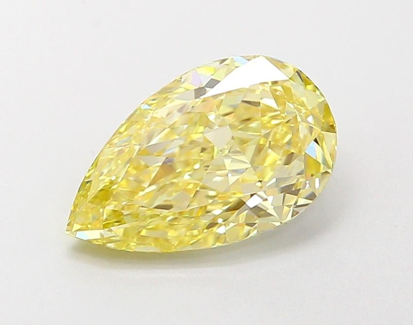 1.40 Ct. Fancy Intense Yellow Pear Lab Grown Diamond