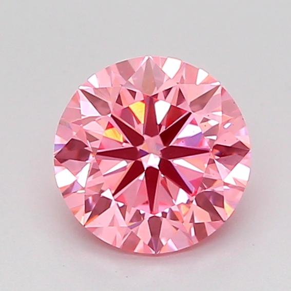 1.00 Ct. Fancy Vivid Pink Round Lab Grown Diamond
