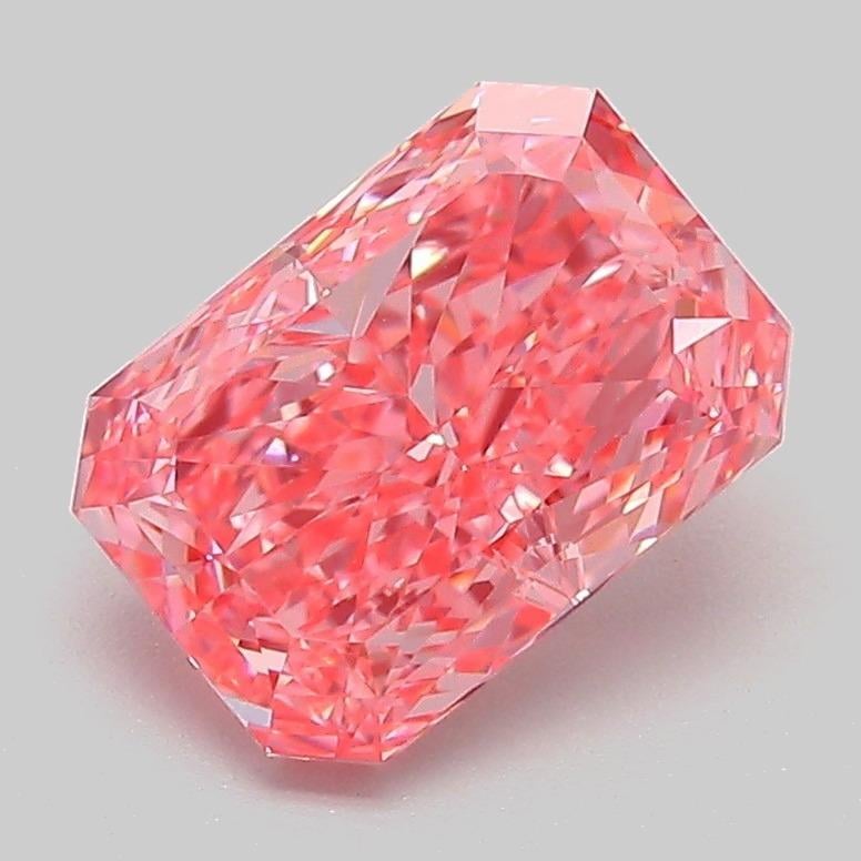 2.04 Ct. Fancy Vivid Pink Radiant Lab Grown Diamond