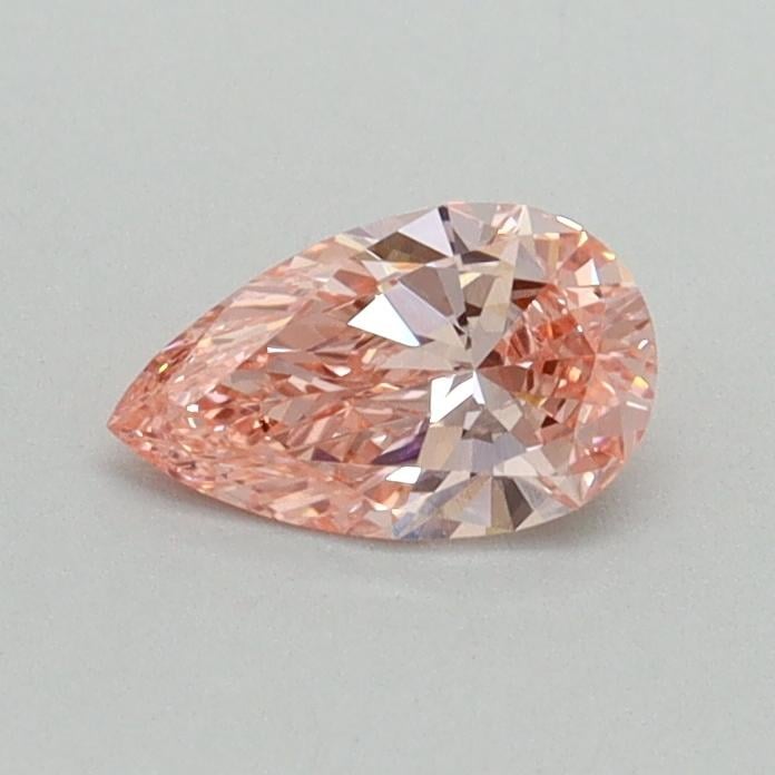 0.36 Ct. Fancy Vivid Pink Pear Lab Grown Diamond