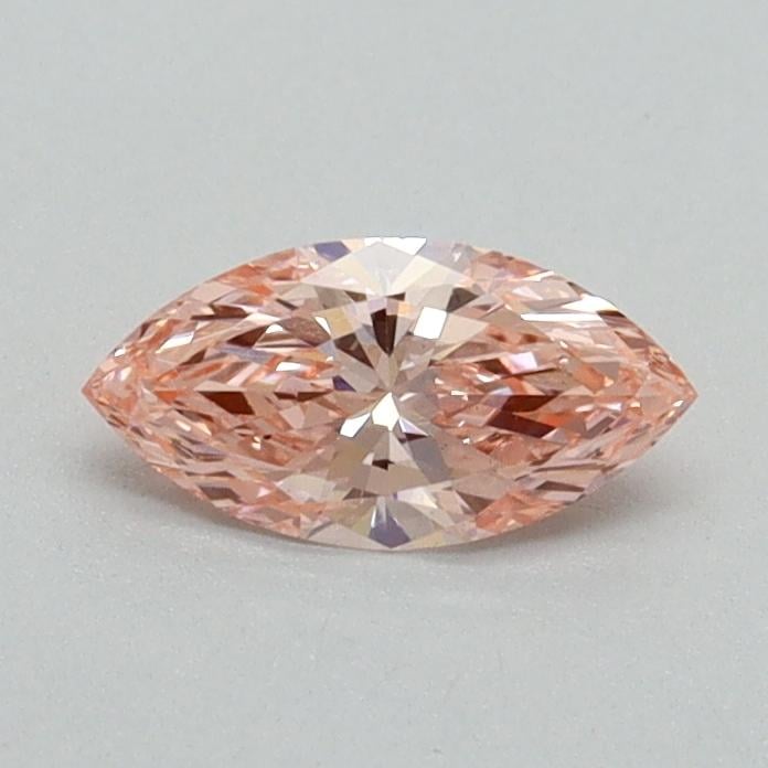 0.36 Ct. Fancy Vivid Pink Marquise Lab Grown Diamond