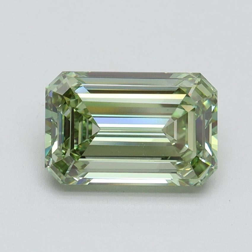 2.00 Ct. Fancy Vivid Green Emerald Lab Grown Diamond