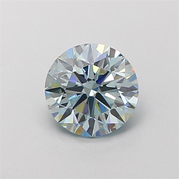 1.01 Ct. Fancy Intense Blue Round Lab Grown Diamond