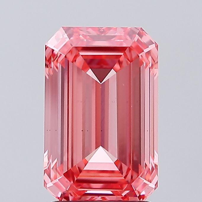 2.32 Ct. Fancy Vivid Pink Emerald Lab Grown Diamond