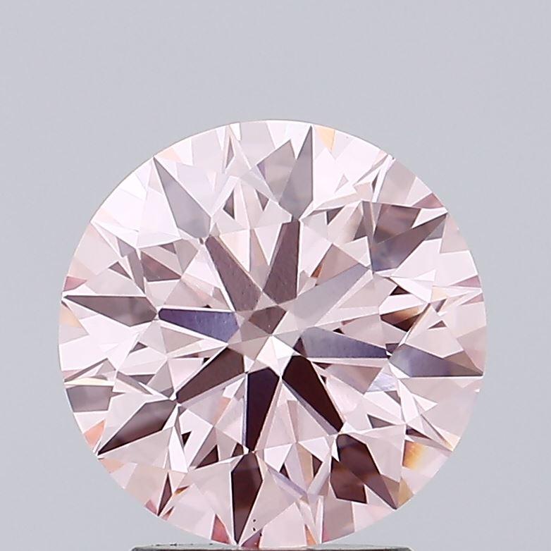 2.36 Ct. Fancy Vivid Pink Round Lab Grown Diamond