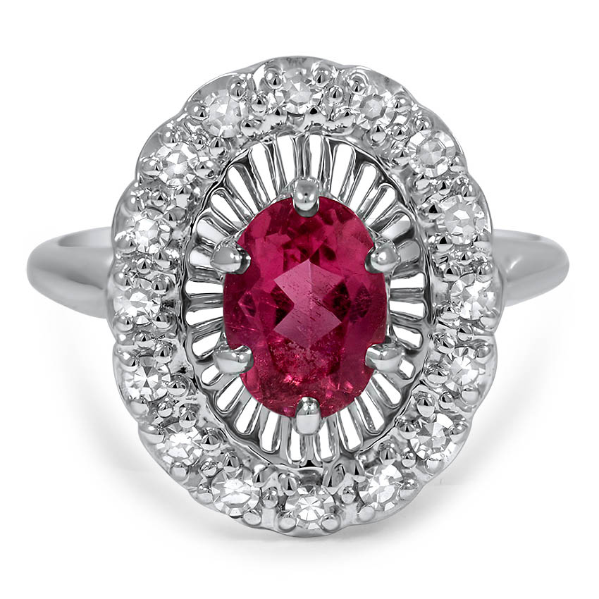 Retro Tourmaline Cocktail Ring