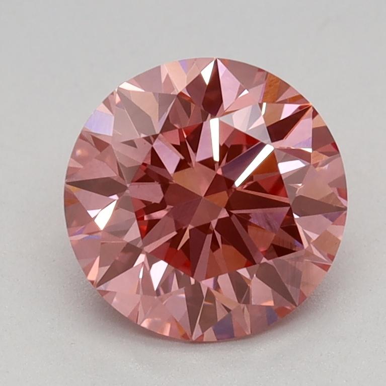 1.13 Ct. Fancy Vivid Pink Round Lab Grown Diamond