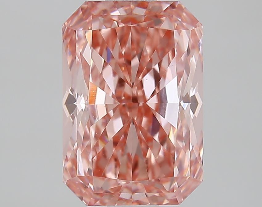1.81 Ct. Fancy Vivid Pink Radiant Lab Grown Diamond