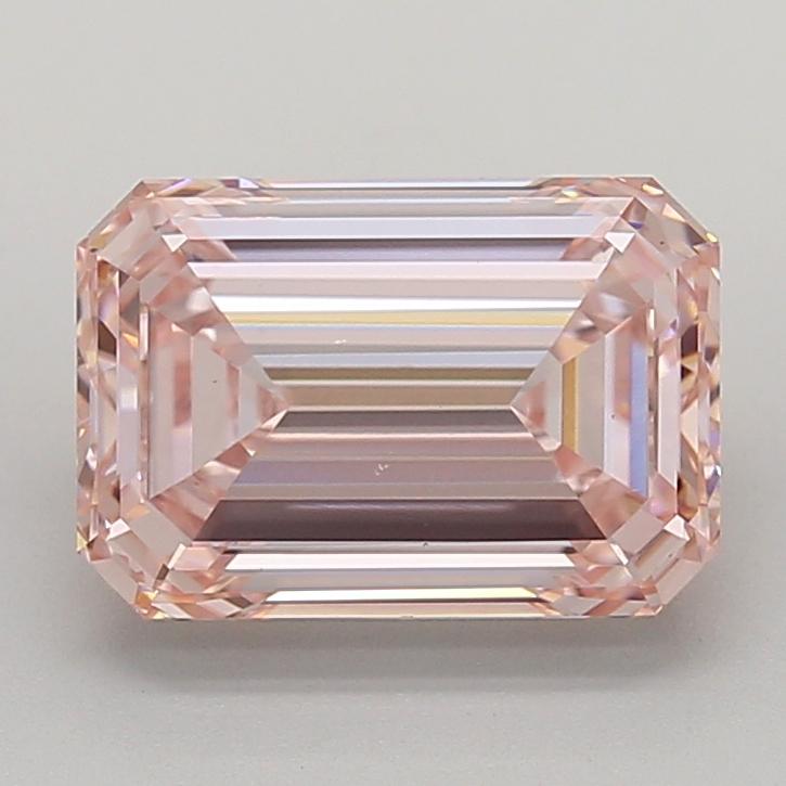 4.09 Ct. Fancy Intense  Pink Emerald Lab Grown Diamond