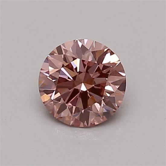 0.40 Ct. Fancy Intense Pink Round Lab Grown Diamond