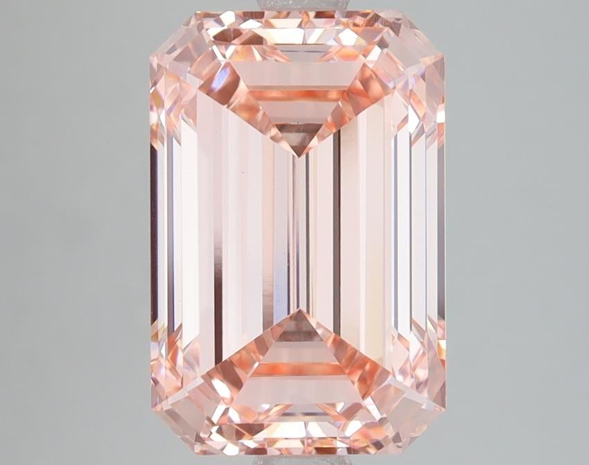 5.41 Ct. Fancy Vivid Pink Emerald Lab Grown Diamond