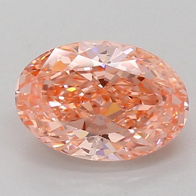 2.04 Ct. Fancy Vivid Pink Oval Lab Grown Diamond