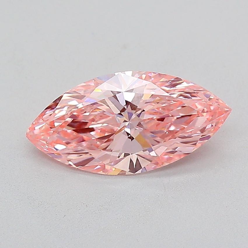 1.55 Ct. Fancy Vivid  Pink Marquise Lab Grown Diamond