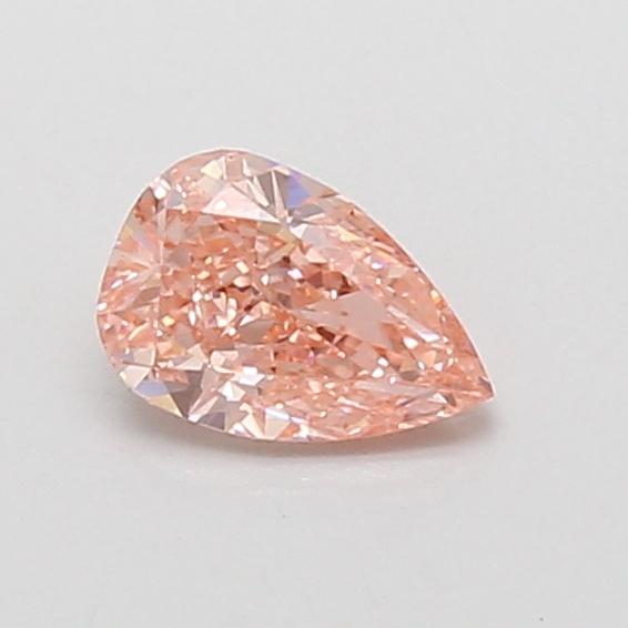 0.52 Ct. Fancy Vivid Pink Pear Lab Grown Diamond