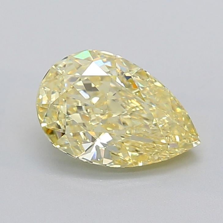 2.06 Ct. Fancy Intense  Yellow Pear Lab Grown Diamond