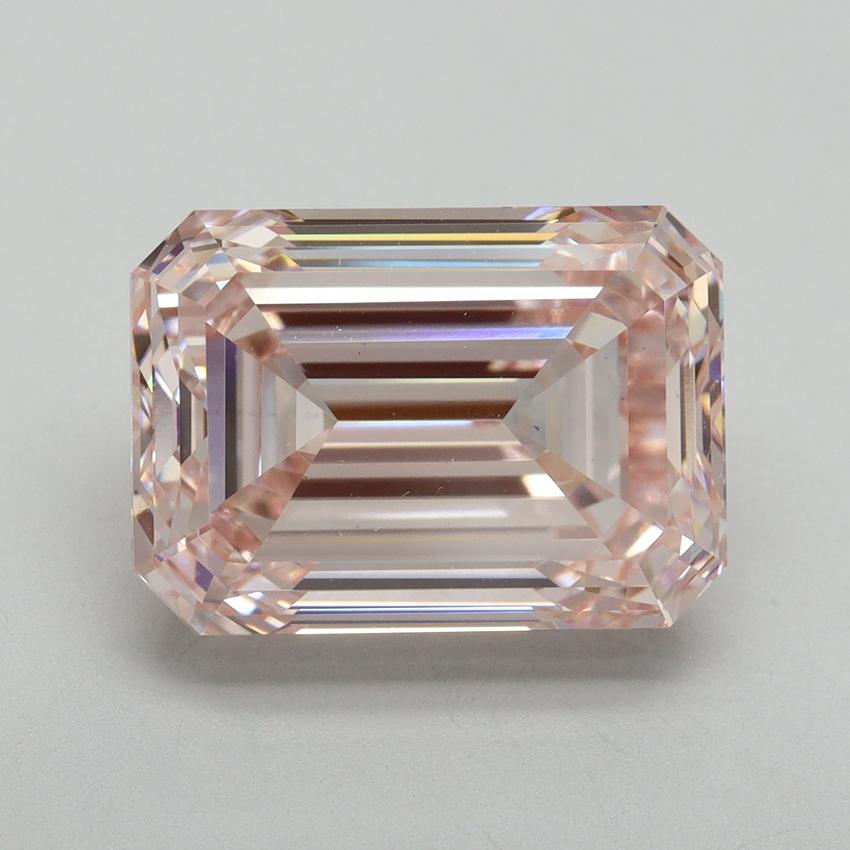 8.00 Ct. Fancy Intense Pink Emerald Lab Grown Diamond