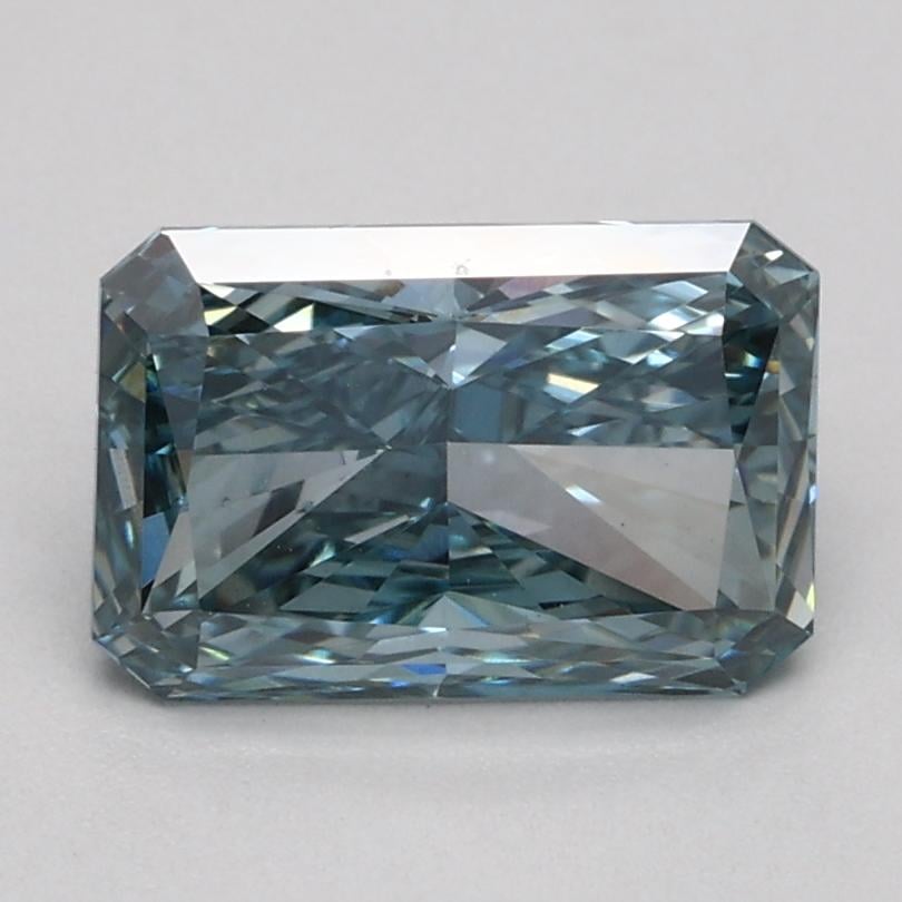1.26 Ct. Fancy Vivid Blue Radiant Lab Grown Diamond