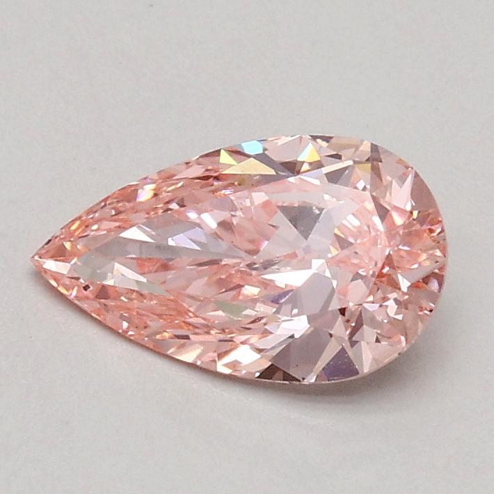 0.50 Ct. Fancy Intense Pink Pear Lab Grown Diamond