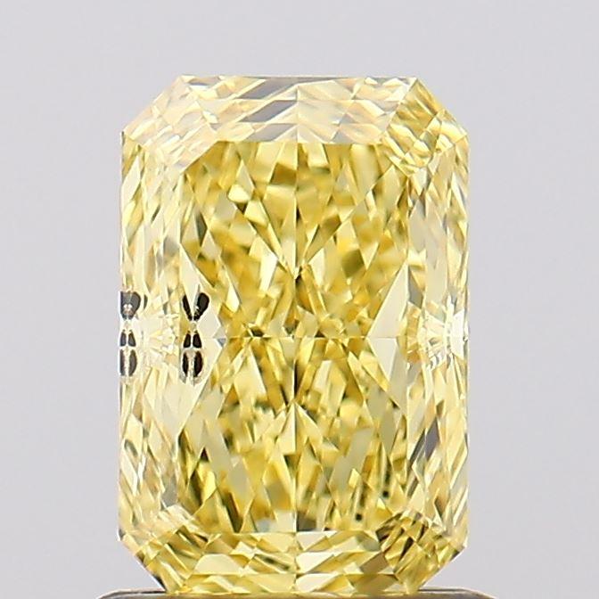 1.01 Ct. Fancy Vivid Yellow Radiant Lab Grown Diamond