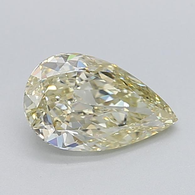 0.92 Ct. Fancy Light  Yellow Pear Lab Grown Diamond