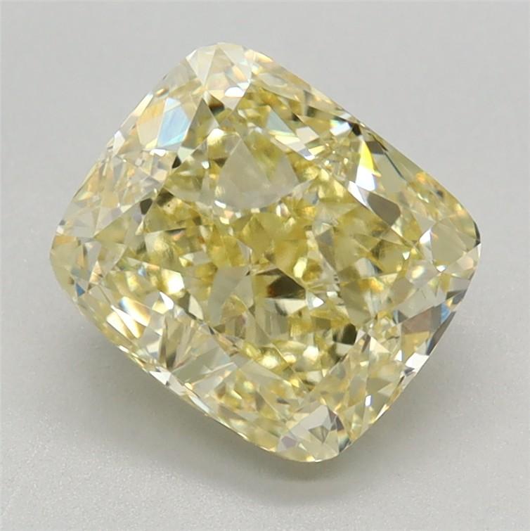 2.00 Ct. Fancy Intense Yellow Cushion Lab Grown Diamond