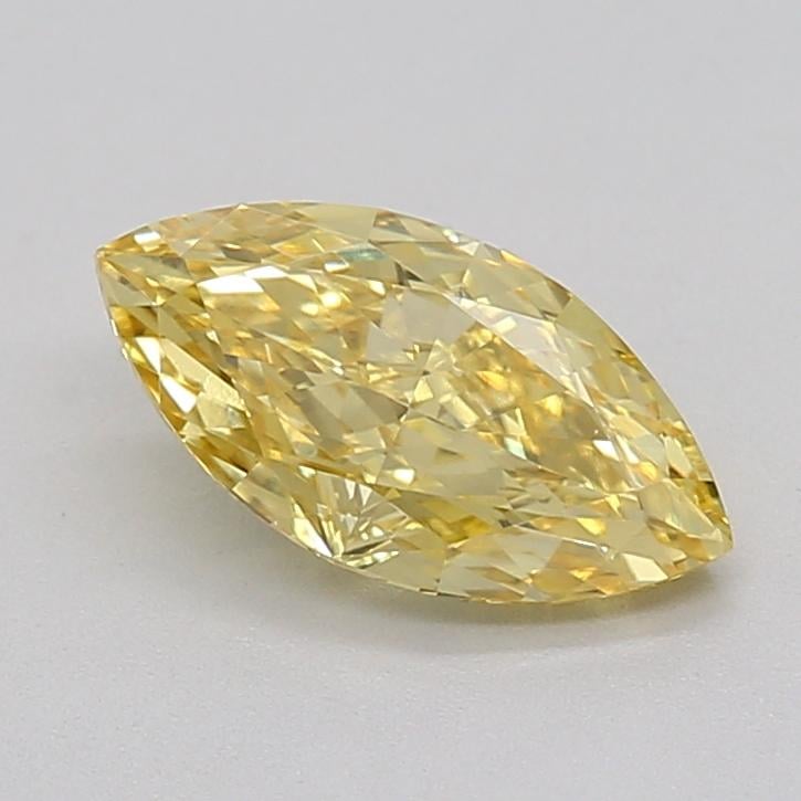 1.05 Ct. Fancy Intense  Yellow Marquise Lab Grown Diamond