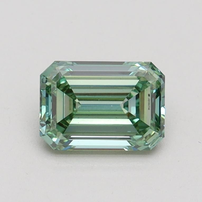 0.84 Ct. Fancy Intense Pacific Green Emerald Lab Grown Diamond