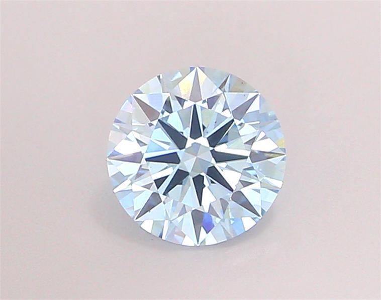 1.08 Ct. Fancy Vivid Blue Round Lab Grown Diamond