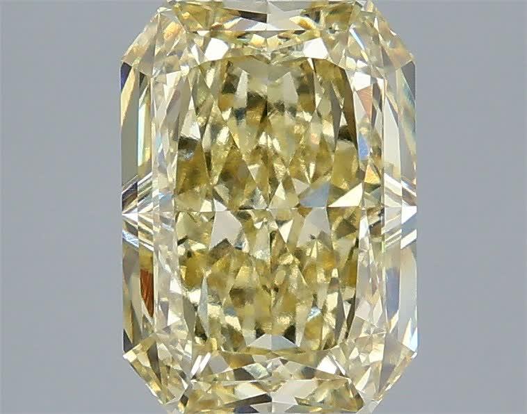 3.08 Ct. Fancy  Yellow Radiant Lab Grown Diamond