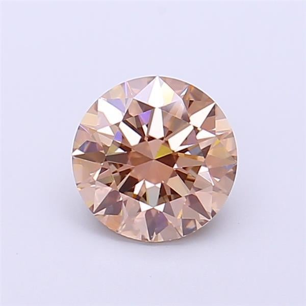 1.04 Ct. Light Brown Round Lab Grown Diamond