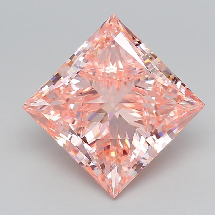 8.07 Ct. Fancy Vivid  Pink Princess Lab Grown Diamond