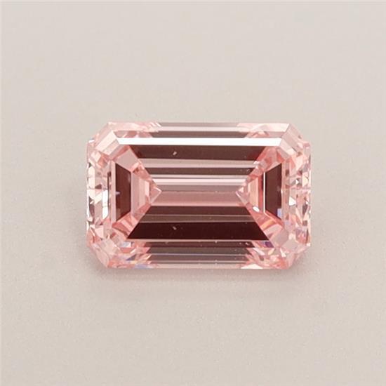 0.42 Ct. Fancy Intense Pink Emerald Lab Grown Diamond