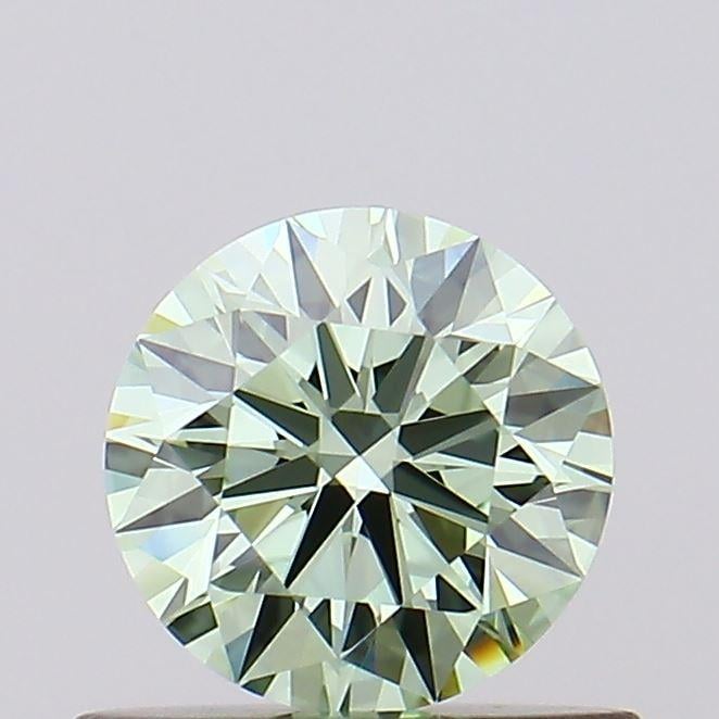 0.54 Ct. Fancy Intense Green Round Lab Grown Diamond