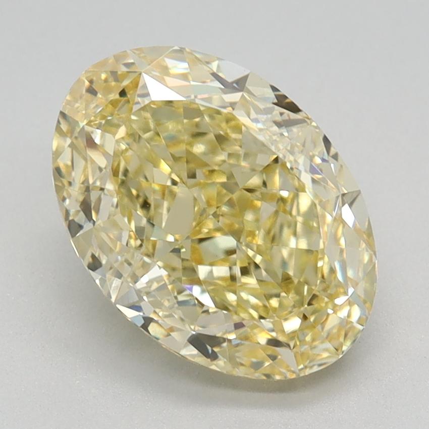 2.25 Ct. Fancy Intense Yellow Oval Lab Grown Diamond