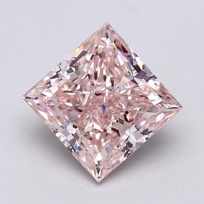 4.80 Ct. Fancy Intense  Pink Princess Lab Grown Diamond