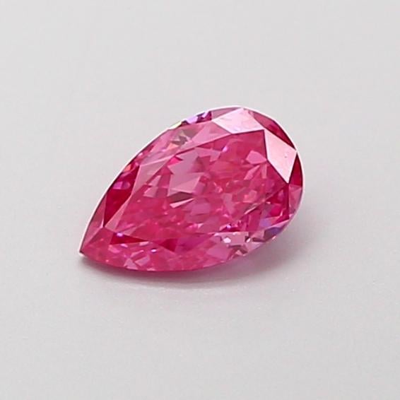0.32 Ct. Fancy Vivid Pink Pear Lab Grown Diamond