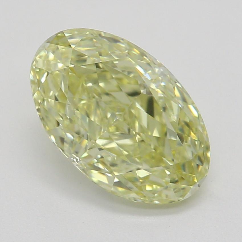 1.02 Ct. Fancy Light Yellow Oval Diamond
