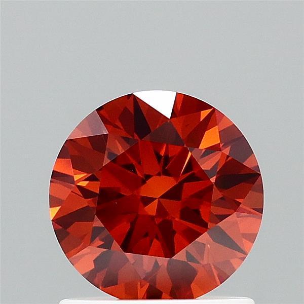 1.02 Ct. Fancy Intense Brownish Orange Round Lab Grown Diamond