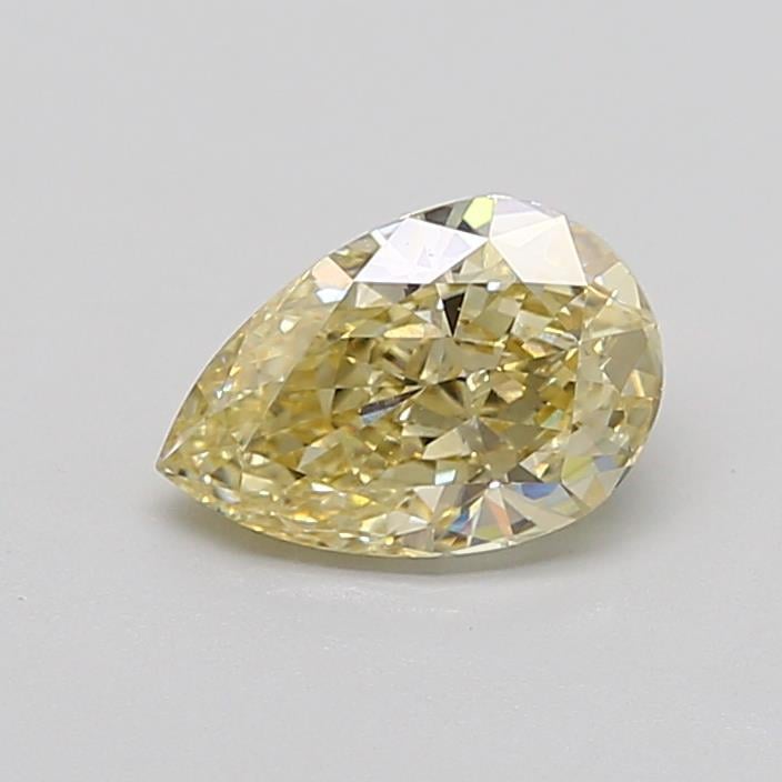 1.57 Ct. Fancy  Yellow Pear Lab Grown Diamond