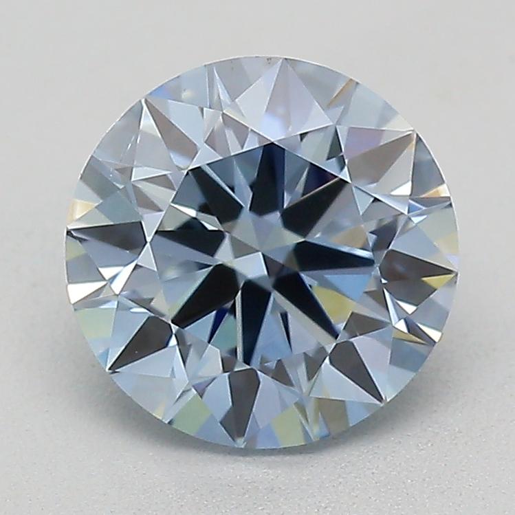 1.01 Ct. Fancy Blue Round Lab Grown Diamond