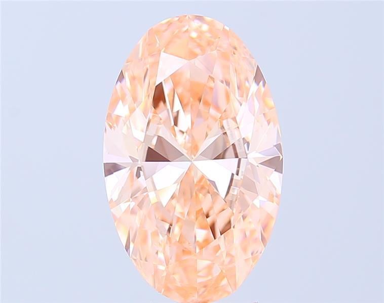 5.00 Ct. Fancy Intense Pink Oval Lab Grown Diamond