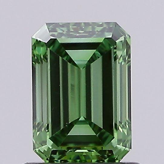 0.89 Ct. Fancy Vivid Green Emerald Lab Grown Diamond