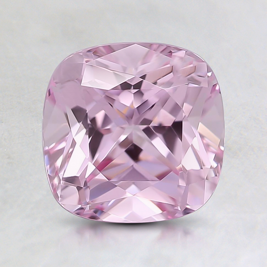 7mm Light Pink Cushion Lab Created Sapphire